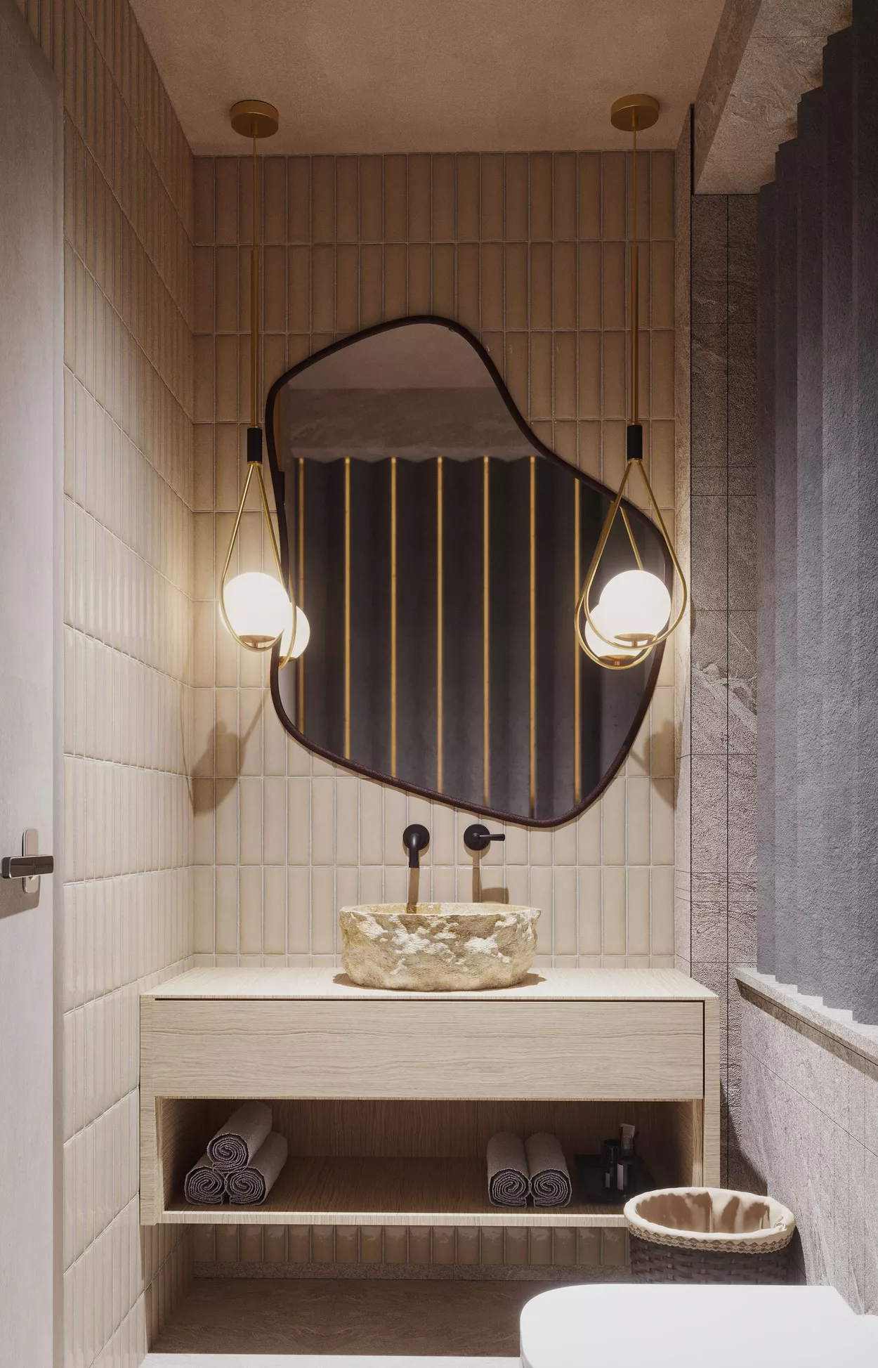 მყუდრო აბაზანის დიზაინი