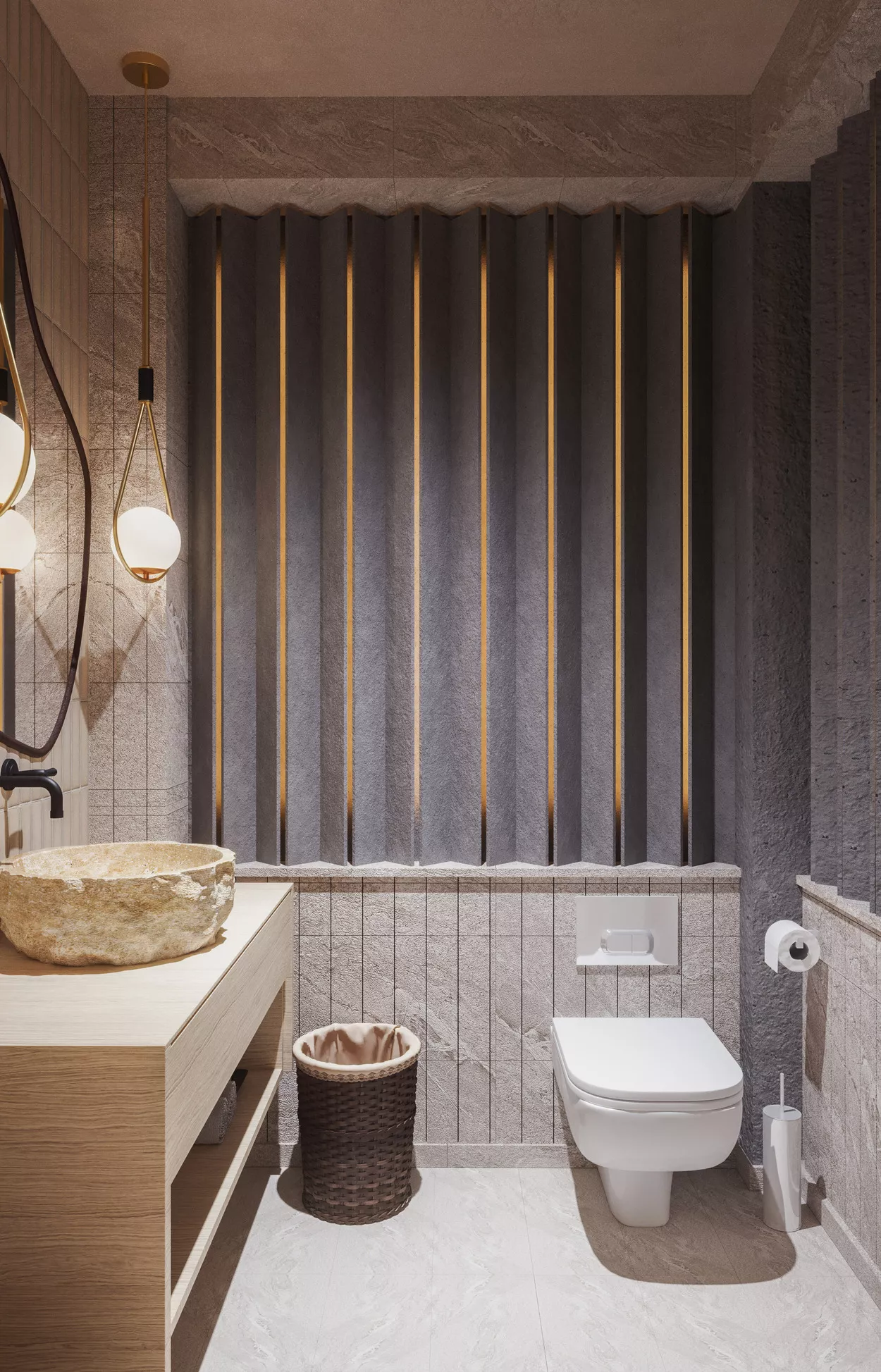 მყუდრო აბაზანის დიზაინი