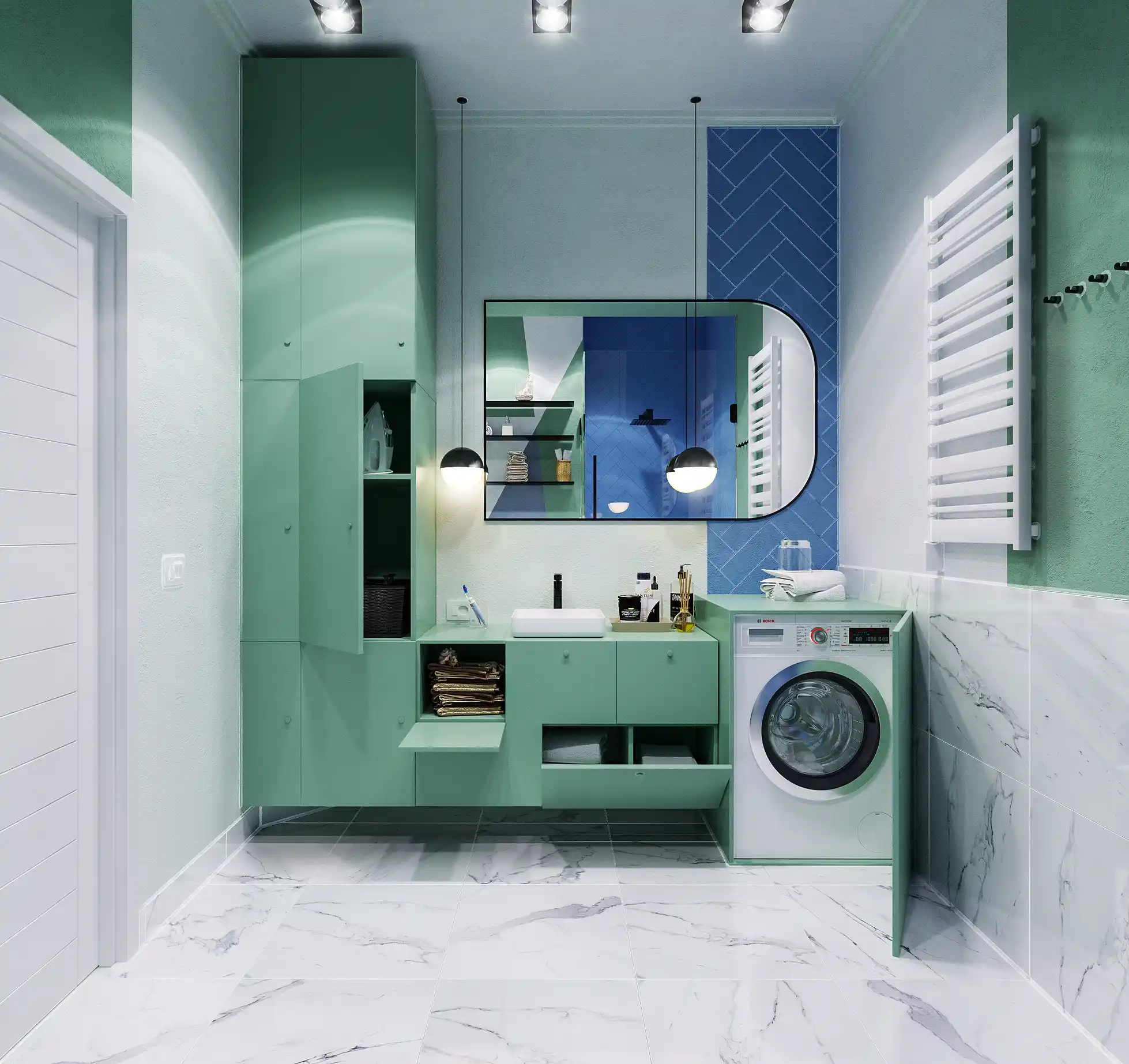 პატარა სააბაზანოს დიზაინი